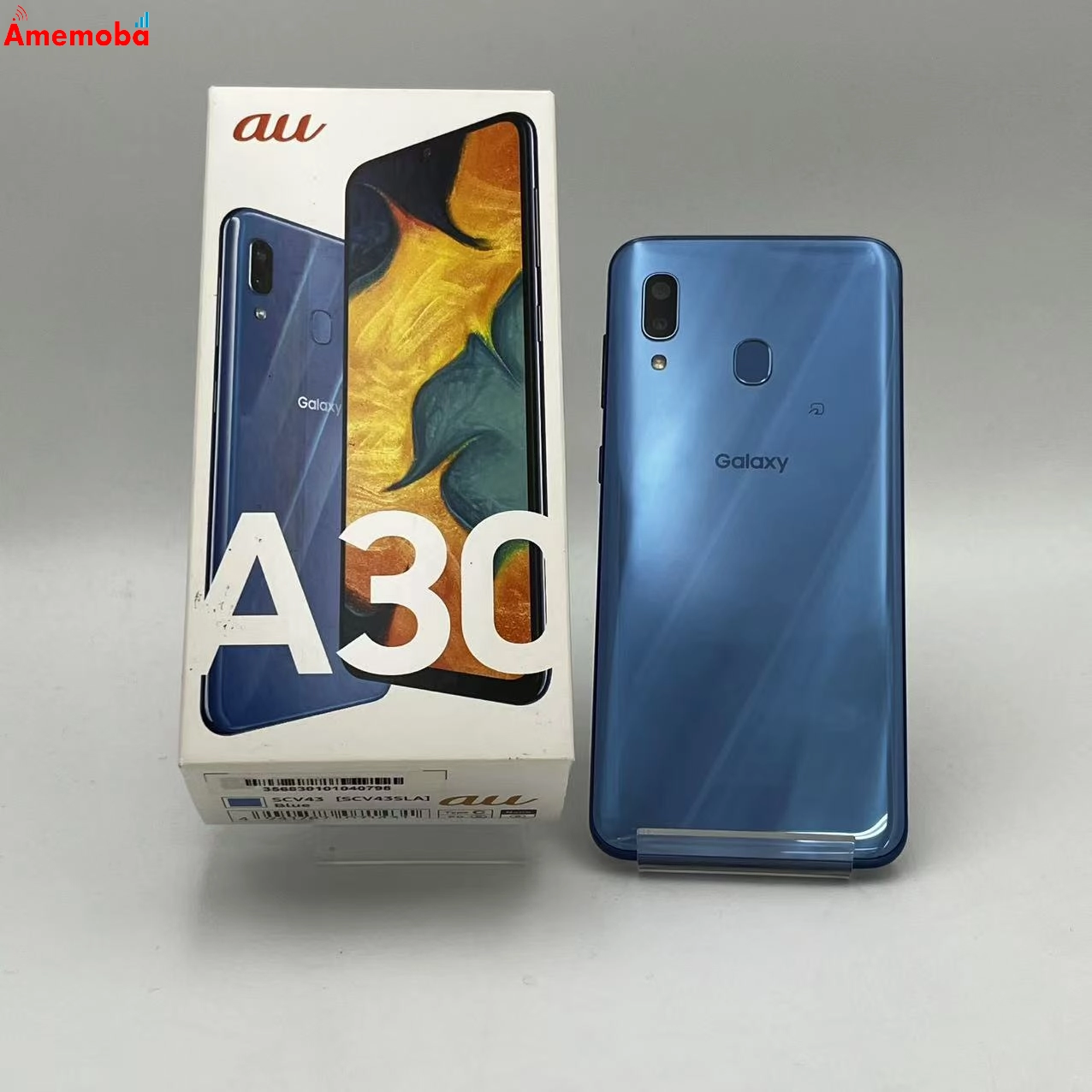 Galaxy A30 64GB ブルー SCV43 AU版SIMフリー 美品 au