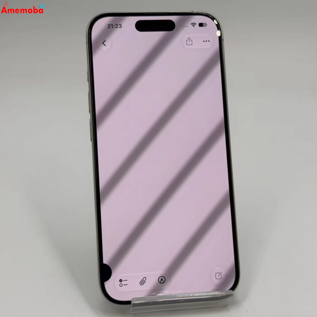 iPhone15 Pro 128GB ホワイトチタニウム MTU83J/A docomo版SIMフリー ジャンク品