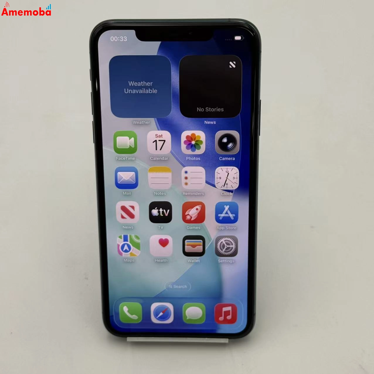 iPhone11 Pro Max 64GB ミッドナイトグリーン MWHH2J/A AU版SIMフリー 極美品