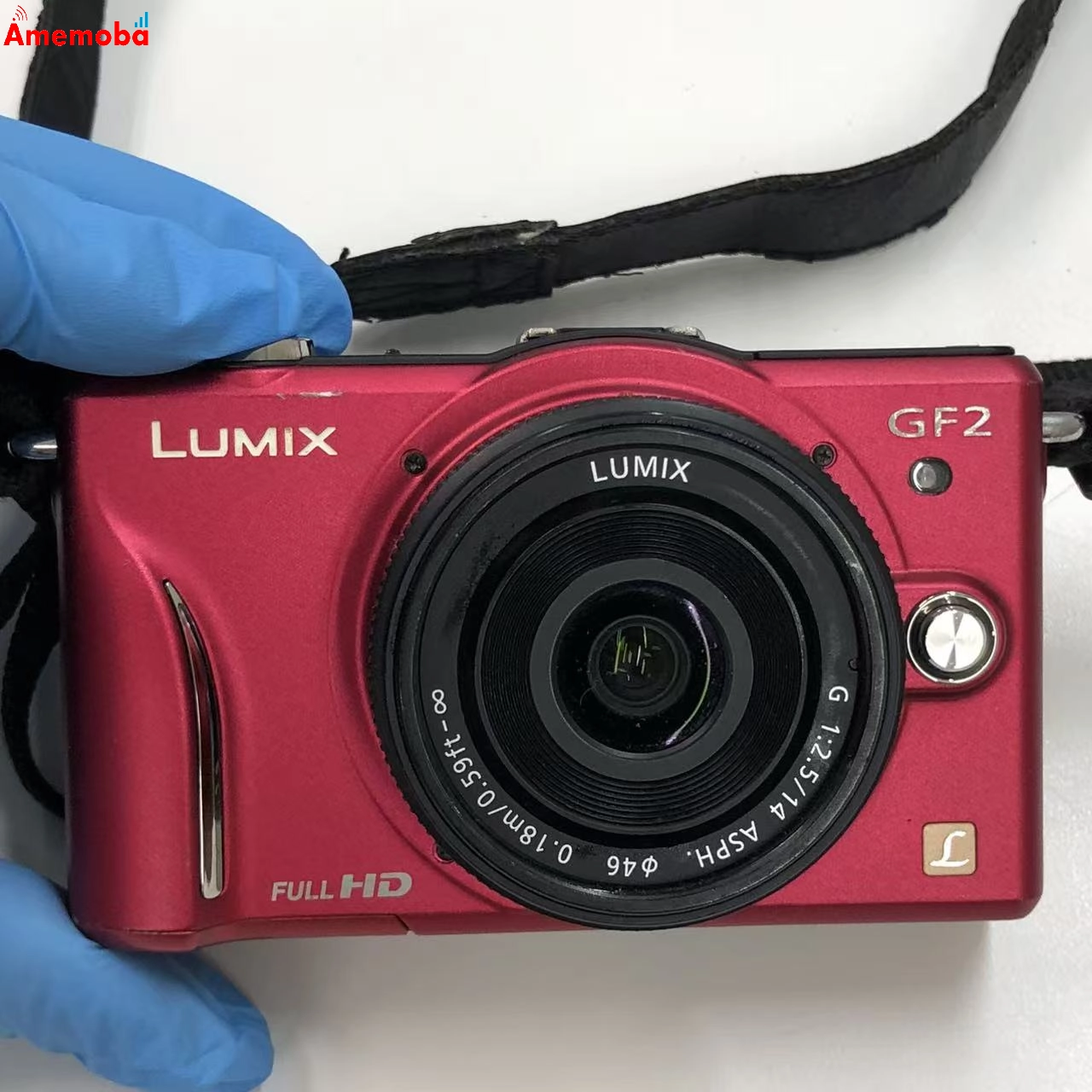 Panasonic LUMIX DMC-GF2W ダブルレンズキット ファインレッド
