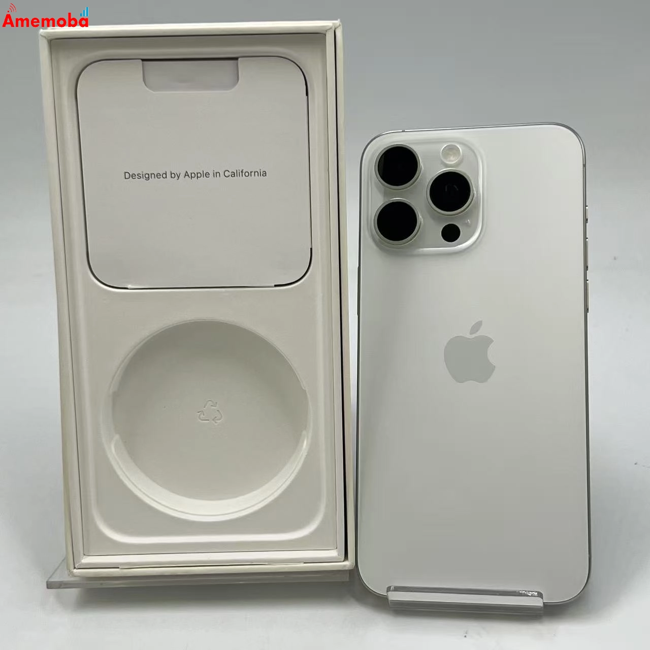 iPhone15 Pro Max 256GB ホワイトチタニウム MU6Q3J/A SIMフリー 美品