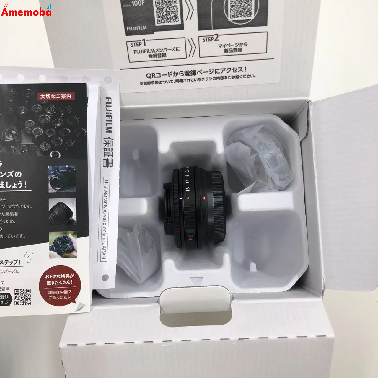 フジノンレンズ XF23mmF2.8 R WR [ブラック] 新品同様