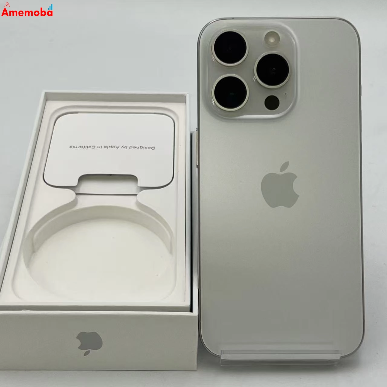 iPhone15 Pro 128GB ホワイトチタニウム MTU83J/A SIMフリー 極美品
