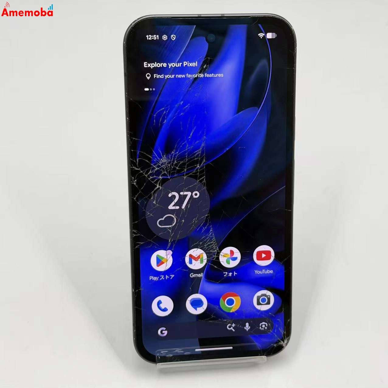Google Pixel 9a 8GB/128GB オブシディアン G3Y12 AU版SIMフリー  ジャンク品 au