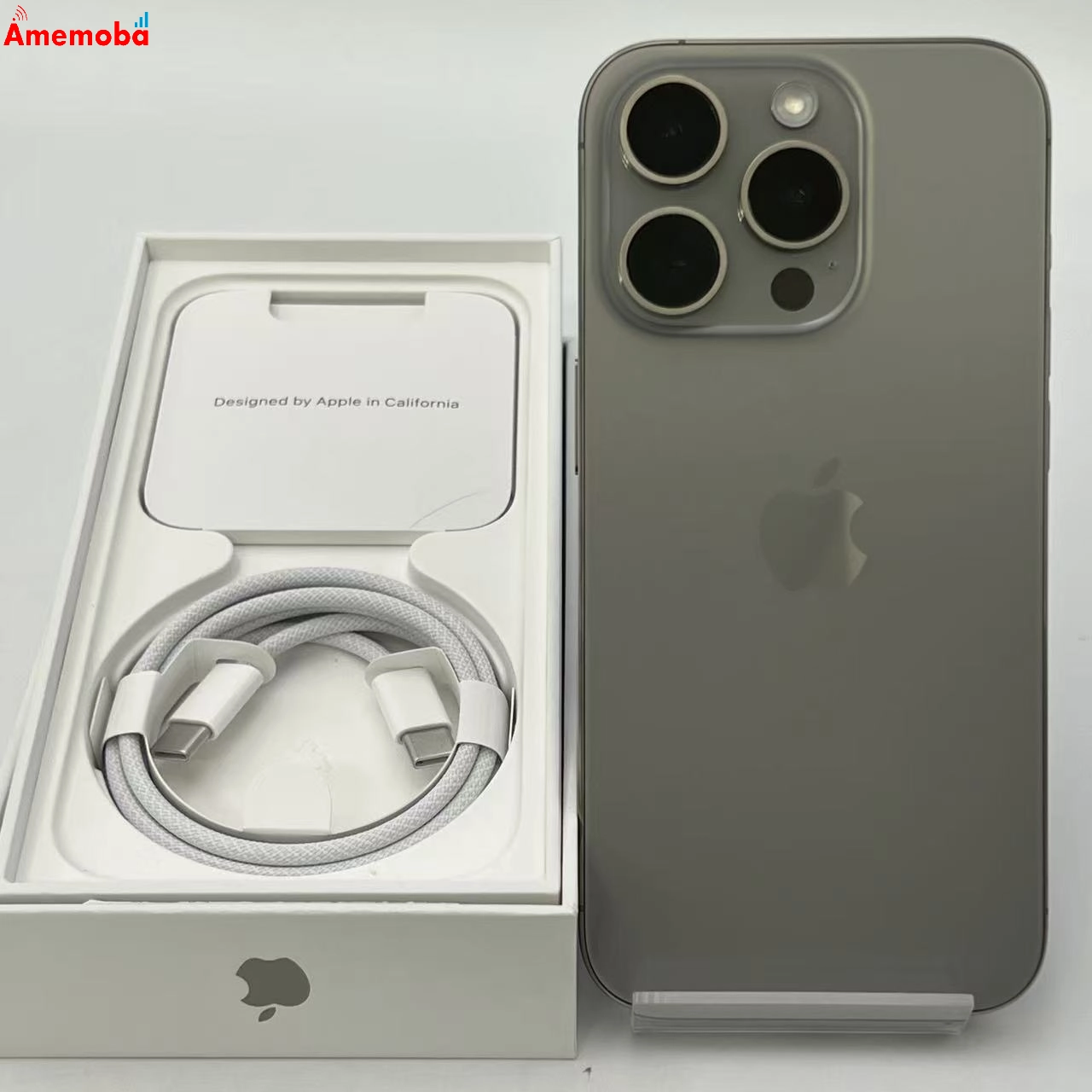 iPhone15 Pro 256GB ナチュラルチタニウム MTUF3J/A SIMフリー 新品同様