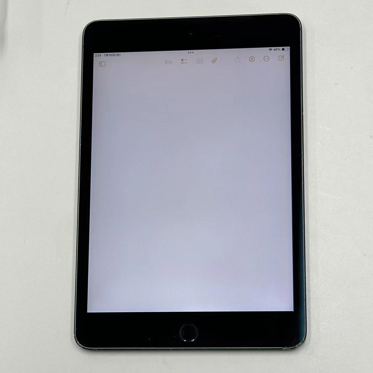 iPad mini 第5世代 Wi-Fiモデル 256GB スペースグレイ MUU32X/A 訳あり品