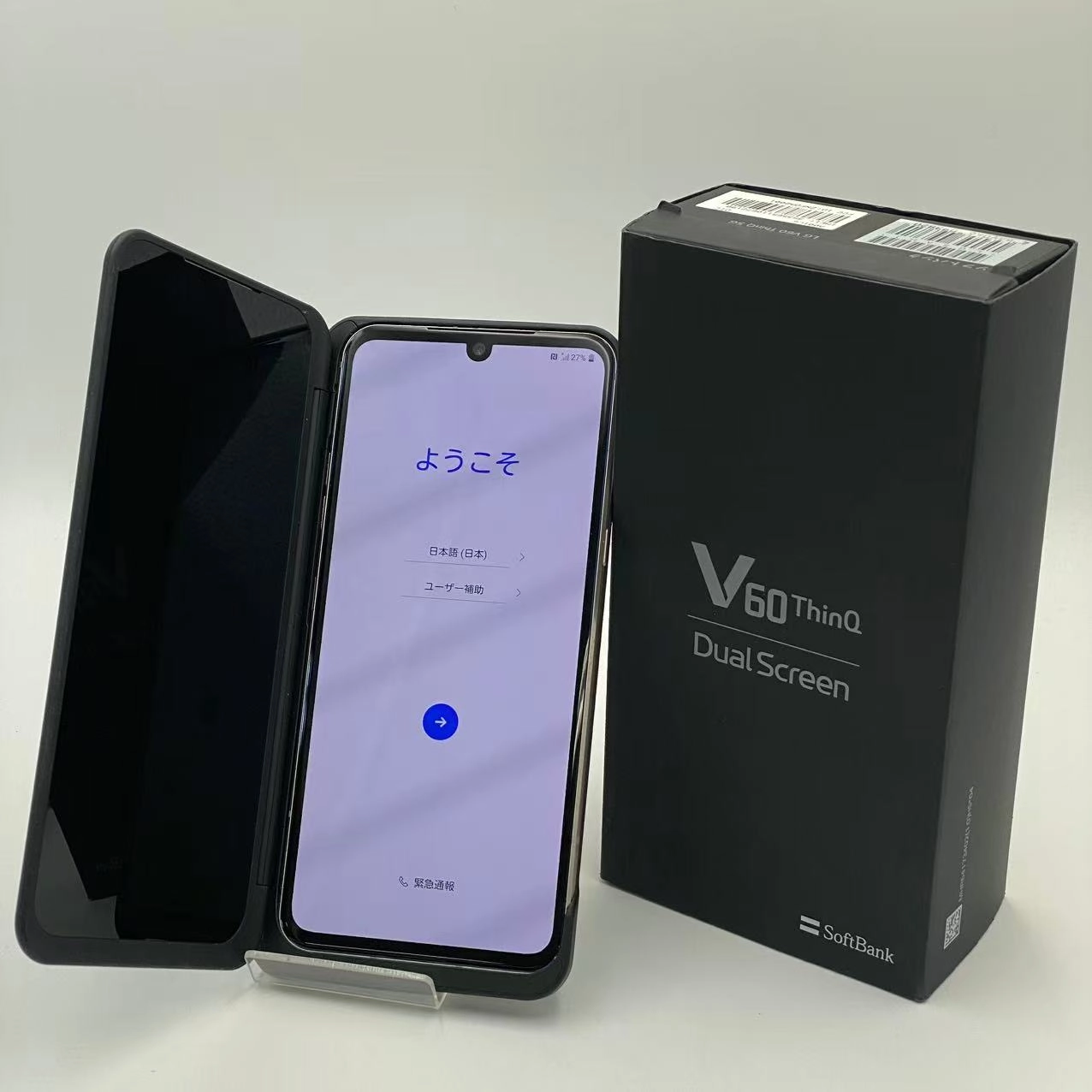 LG V60 ThinQ 5G 128GB クラッシーブルー A001LG20s SoftBank版SIMフリー