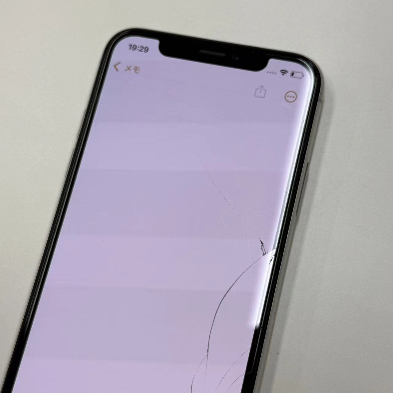 iPhoneXS 256GB シルバー NTE12J/A SoftBank版SIMフリー ジャンク品